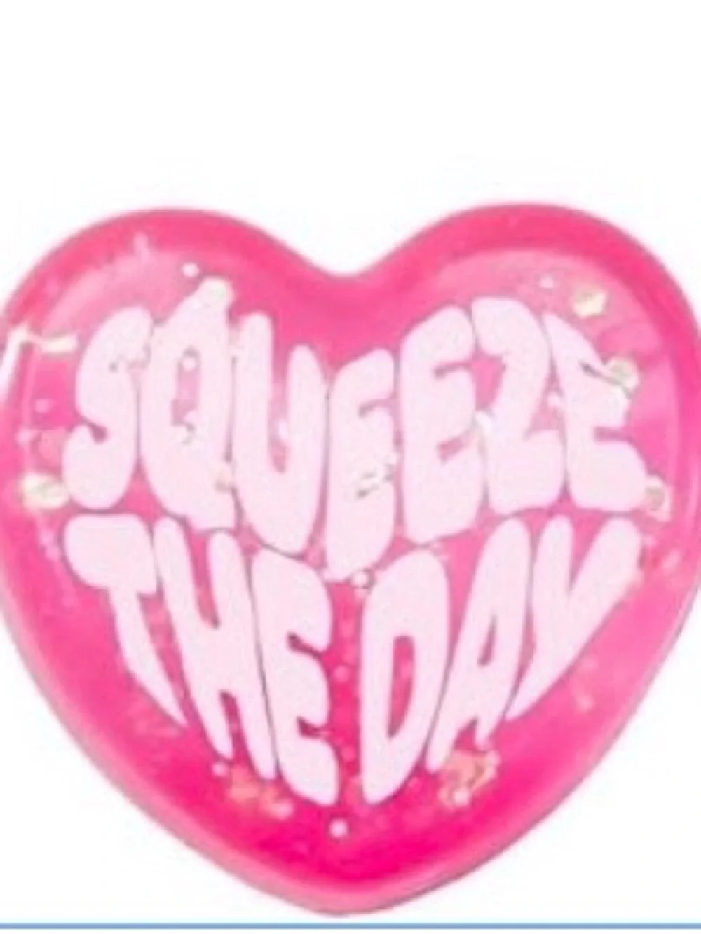 Nee Doh Good Vibes Only Pink Heart Squeeze Toy NEW NeeDoh Sealed Authentic